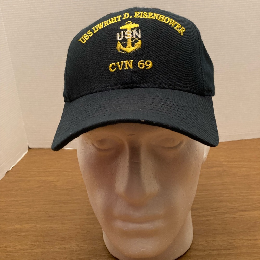 Official U.S.S. Dwight D. Eisenhower (CVN-69) CPO ballcap